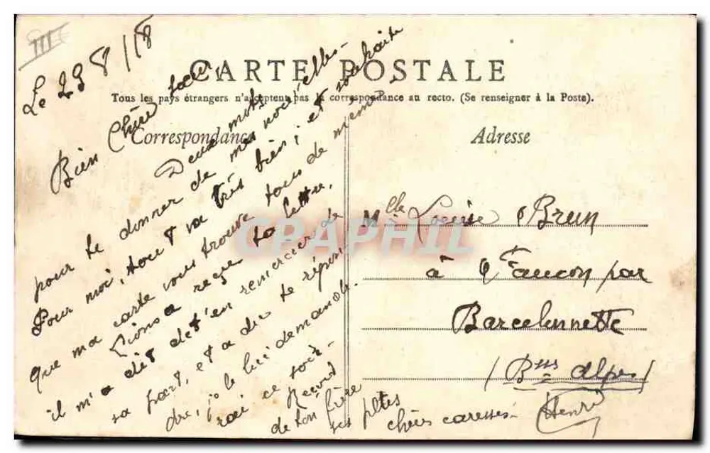 No País do Champagne — Cenas de colheita — Edição das Novas Galerias, Epernay - Verso