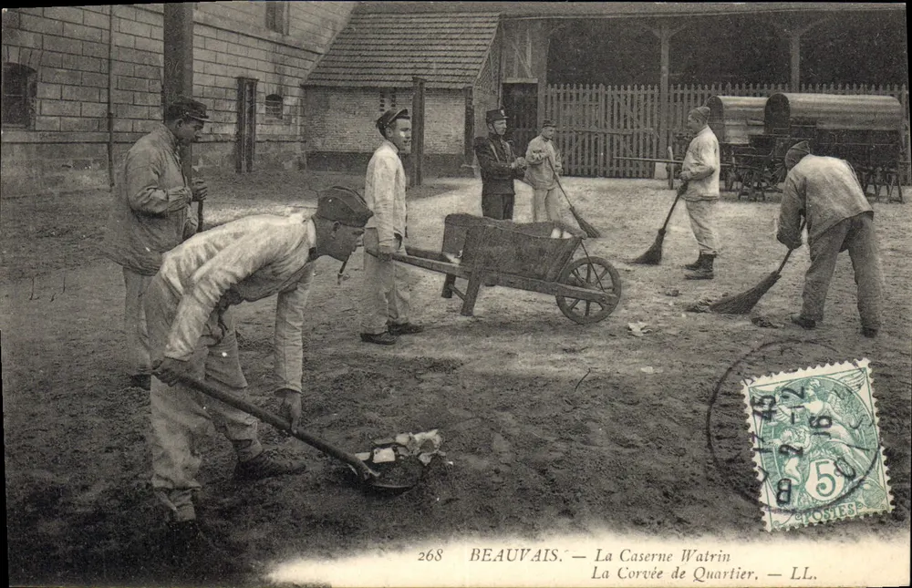 Beauvais — A Casa de Fazenda Watrin — A Corvée de Bairro — LL. n°268 - Frente