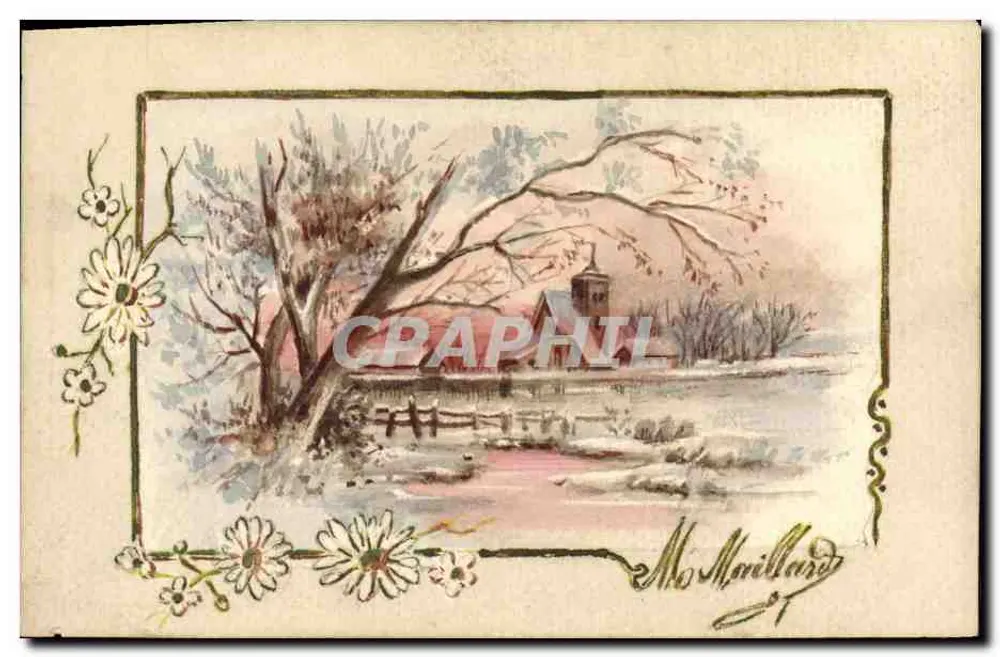 Winterlandschaft — Verlag Mc Marilllard, Seriennummer nicht sichtbar - Vorderseite