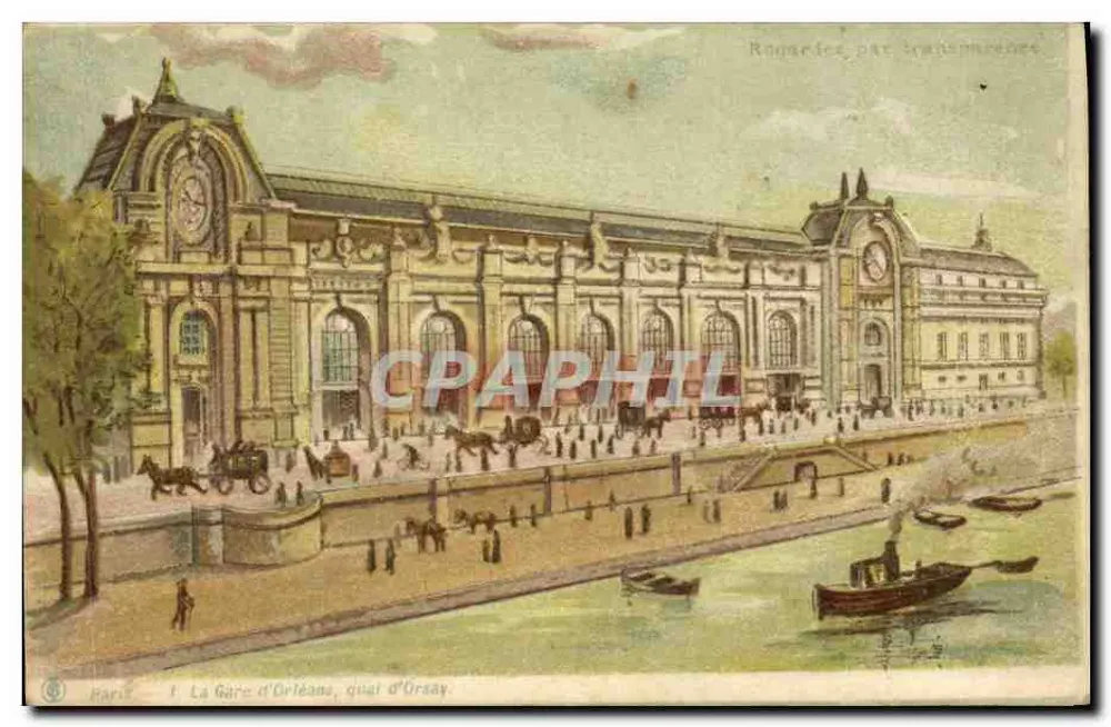 Paris — Die Gare d'Orléans, Quai d'Orsay — Paris-Ausgabe - Vorderseite