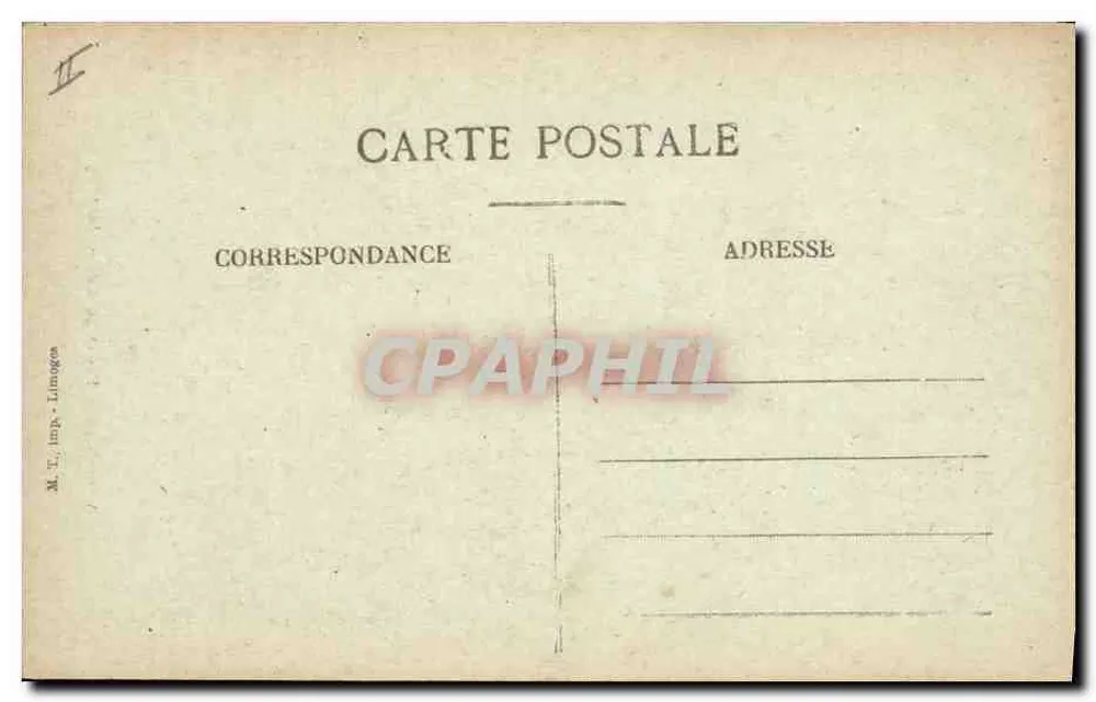 NARBONNE — Las Órganos de San Justo — M.T. imp. Limoges - Reverso