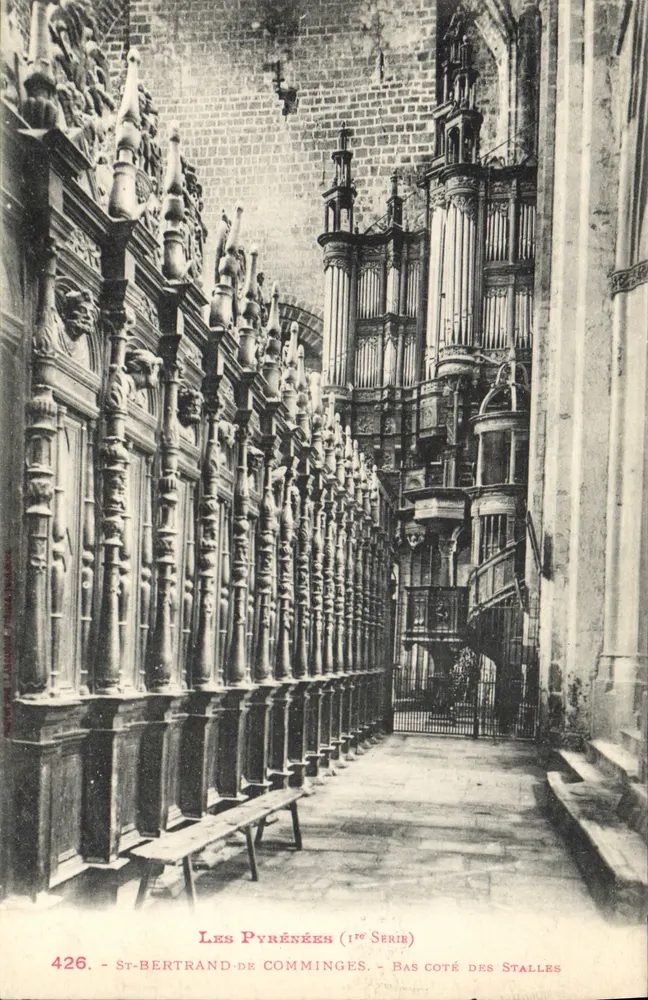 St-Bertrand-de-Comminges — Lado inferior das bancadas — editor L. F. TERRA, n° 426 - Frente
