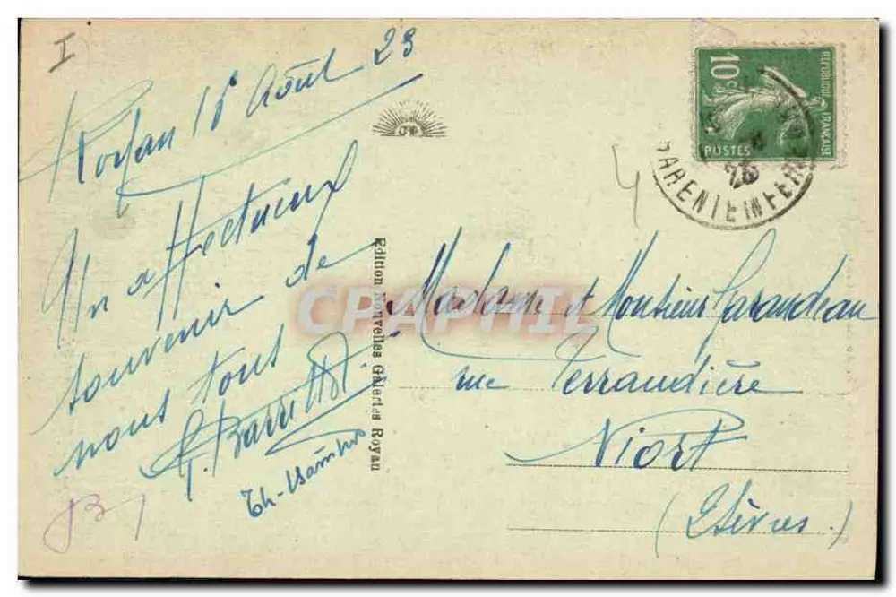 Royan - Farol do Copdouan — n° 144 - Verso