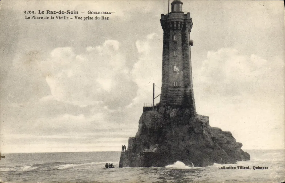 Der Raz-de-Sein — Leuchtturm der Alten — Sammlung Villard, Quimper - Vorderseite