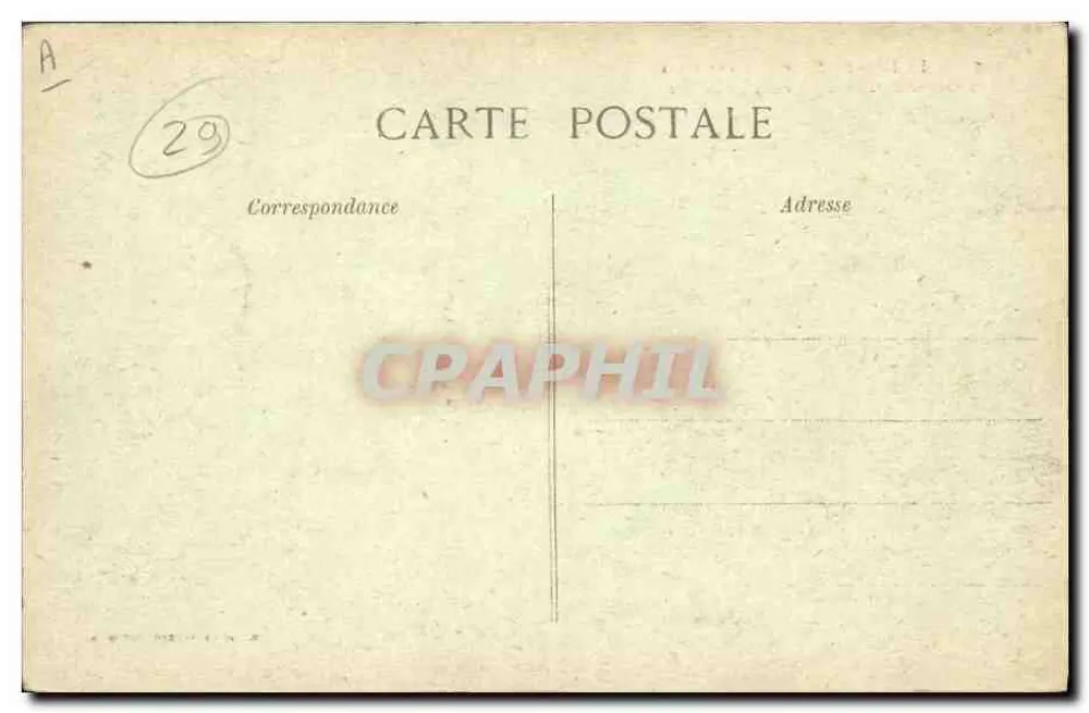 Der Raz-de-Sein — Leuchtturm der Alten — Sammlung Villard, Quimper - Rückseite
