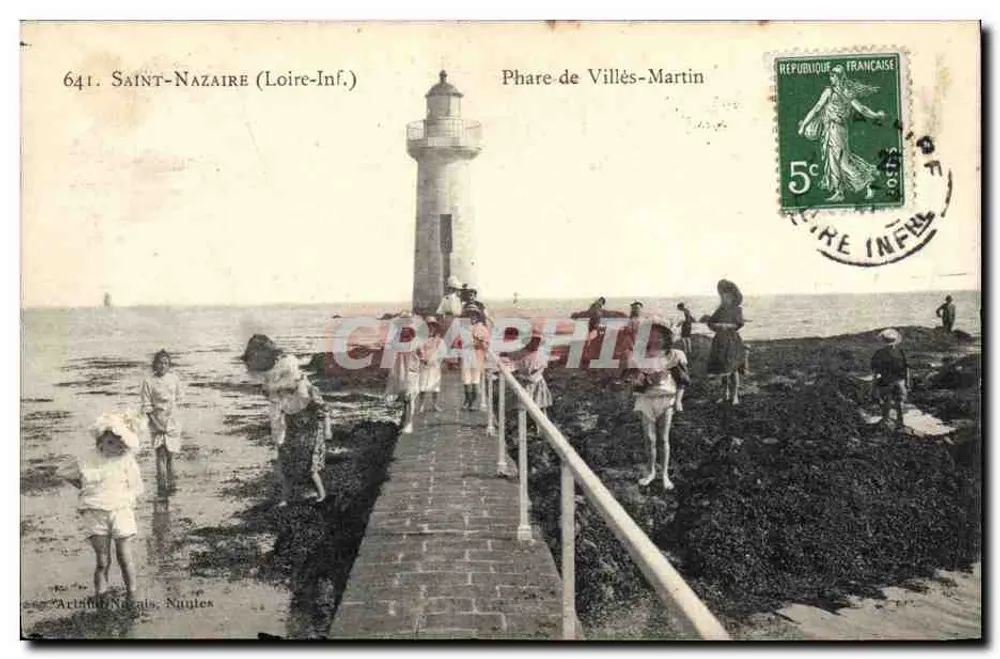 Leuchtturm von Villès-Martin — Saint-Nazaire (Loire-Inf.) — Artin-Naules, Nantes - Vorderseite