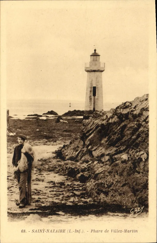 Saint-Nazaire (L.-Inf.) — Leuchtturm Villez-Martin — Gaby - Vorderseite