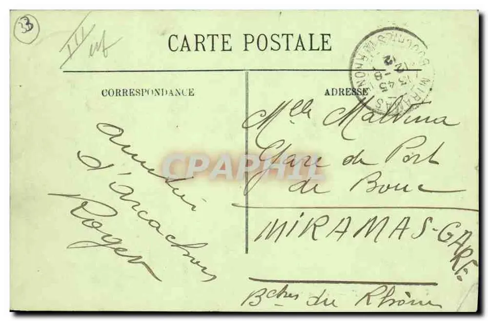 Cap Ferret — O Sémaphore — LL. - Verso