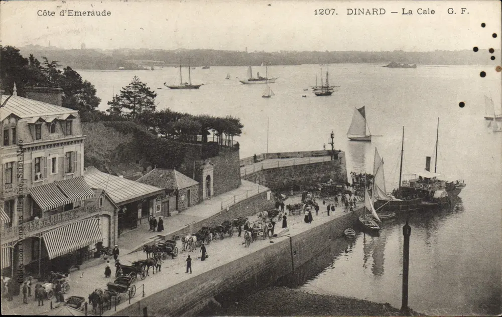 Dinard — A Cale — G.F. — n°1207 - Frente