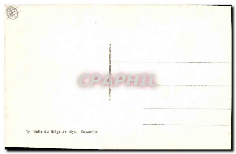 Sala del Sitio de 1870 — Set - Reverso