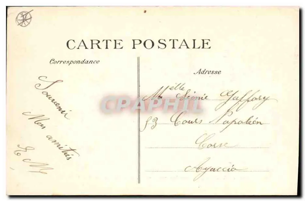 Ernest Baroche, Commandant der Mobiles, stirbt heldenhaft — Fresko der Kirche du Bourget — Verlag unbekannt - Rückseite