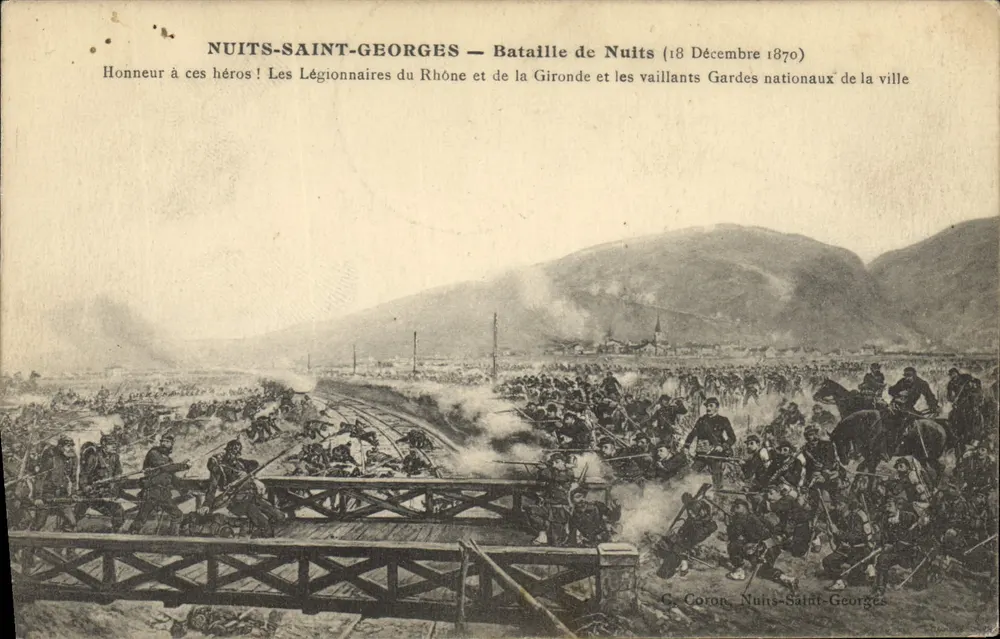 Nuits-Saint-Georges — Batalla de Nuits (18 Diciembre 1870) — C. Coron, Nuits-Saint-Georges - Anverso