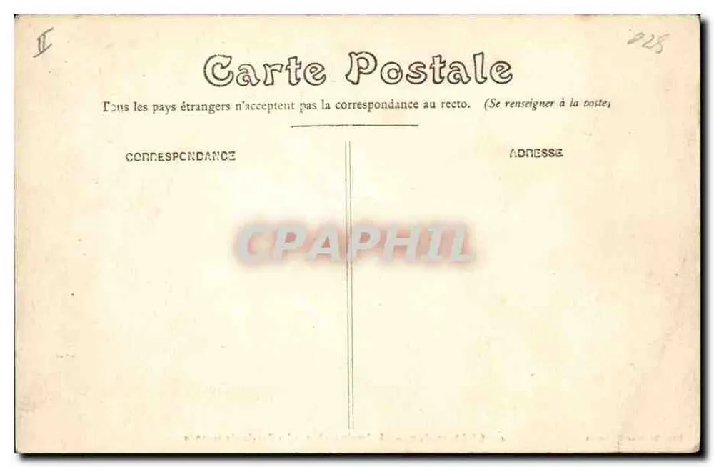 Châteaudun — 18. Oktober 1870 — Die umgekehrte Barrikade — Edit. Galeries Modernes, Nr. 49 - Rückseite