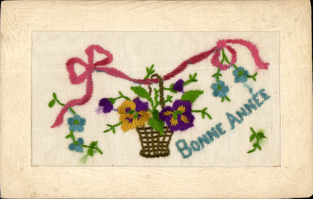 Arranjo de flores — Boas Festas — Marca EHE - Frente