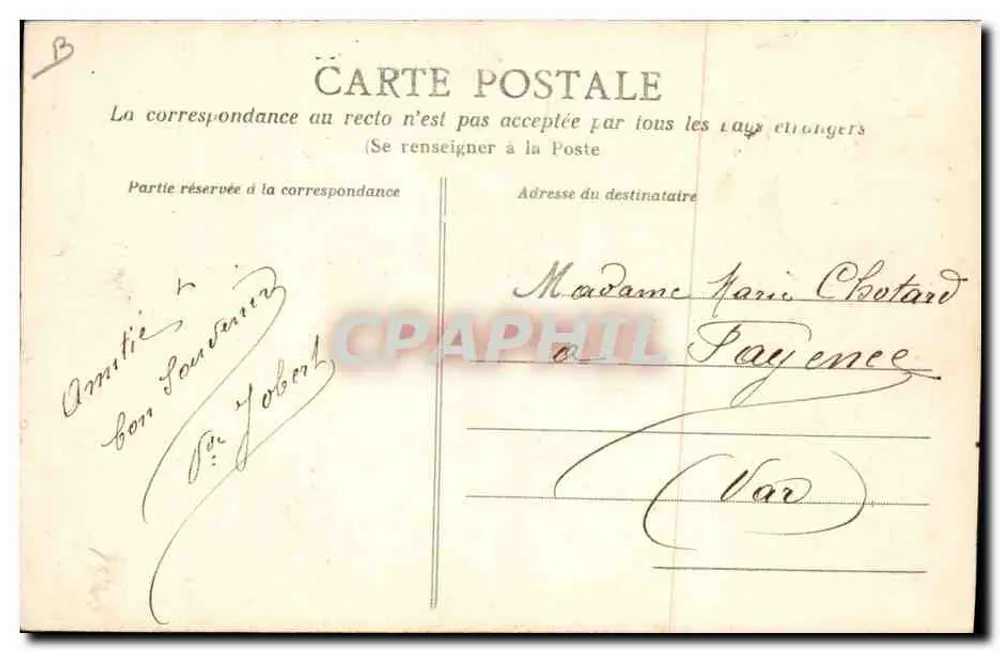 Noyal (Morbihan) — Indo ao mercado — editor desconhecido, n° 135 - Verso