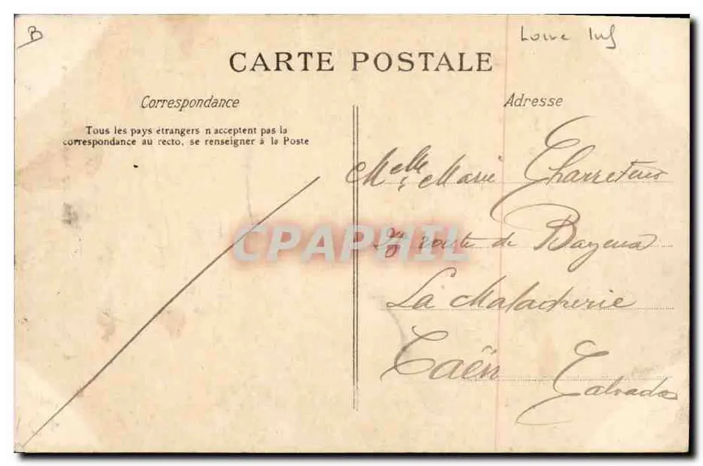 Nantes-Accessoires — Mädchen aus Blain — Sammlung F. Chapeau, Nantes - Rückseite