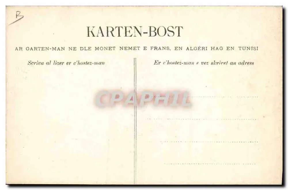 Le Faouet — Bons vieux de la chapelle Saint-Fulcre — Collection Vézian, Quimper - Rückseite