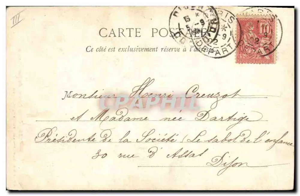 Jovem de Douarnenez — Fot. Fougeré, Morlaix — n° 1015 - Verso