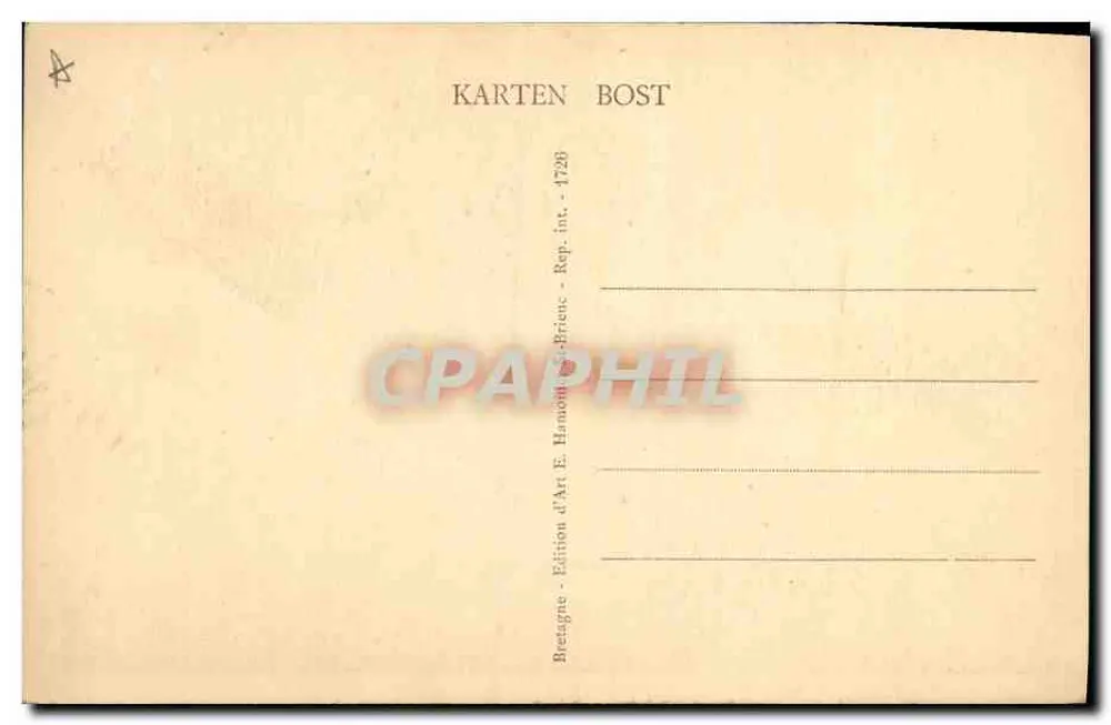 Bretagne - Unter den Apfelbäumen - Fouesnant — Amaury - Rückseite