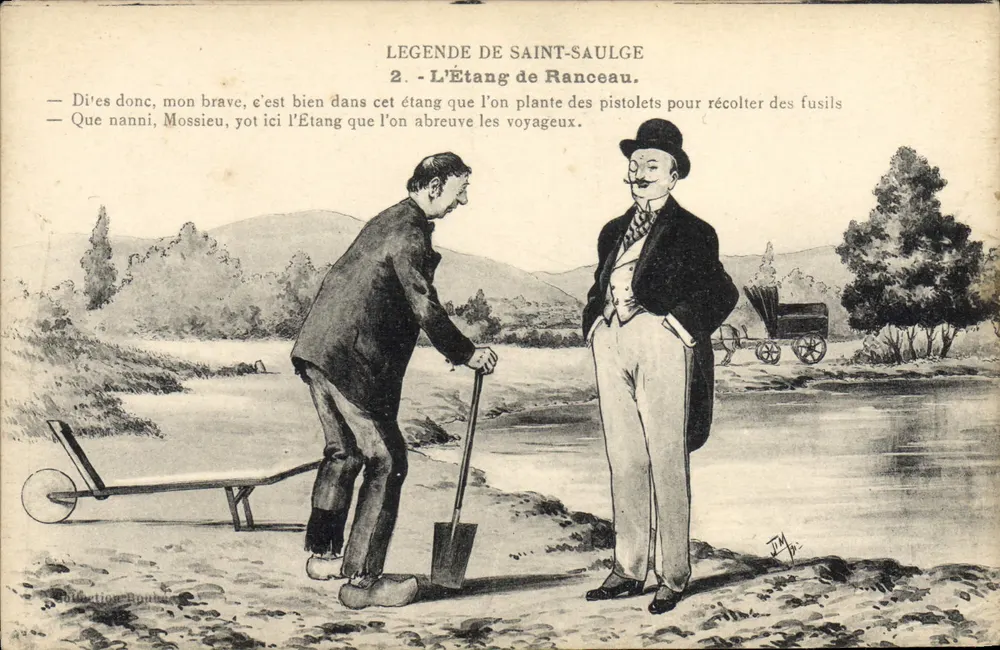 Legende von Saint-Saulge — 2. Der See von Ranceau — J. T. J. (J. T. J.) - Vorderseite