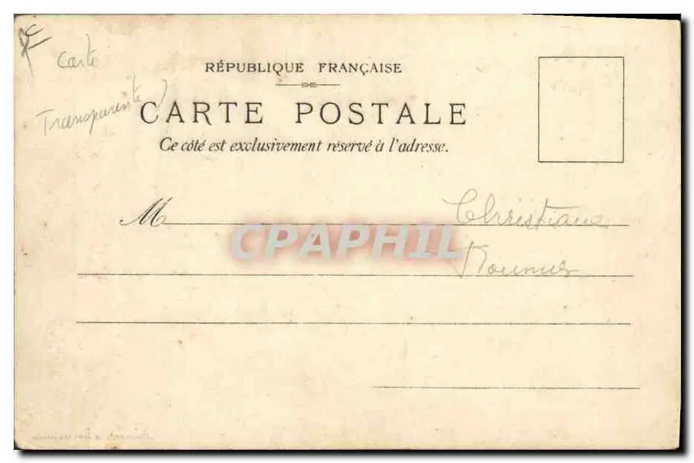 Exposition Lefèvre-Utile Paris 1900 — Grand Prix — J.E. Coogssens, Lille - Rückseite