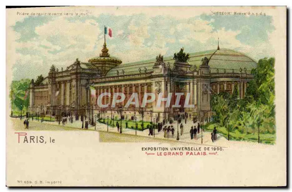 Paris — Weltausstellung 1900 — Grand Palais — Météor, Brive-lès-g.d.g. - Vorderseite