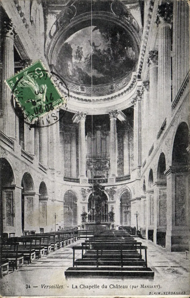 Versailles - Die Kapelle des Schlosses (von Mansart) — Blain, Versailles - Vorderseite