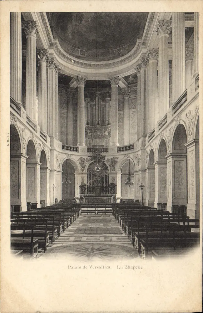 Paleis van Versailles. De Kerk — Uitgave A.B.A.V. - Voorkant