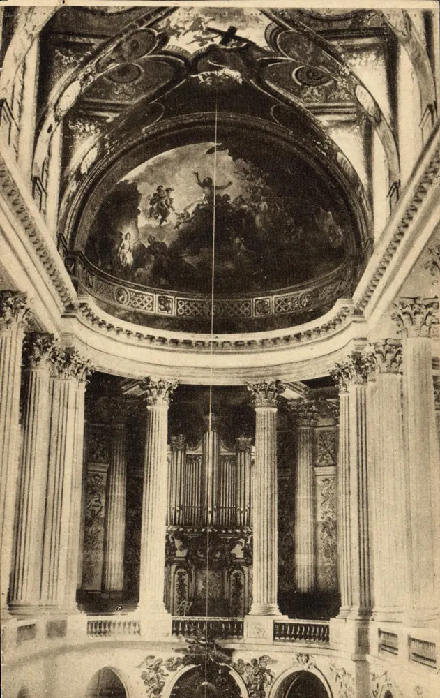 Intérieur de la chapelle — Palais de Versailles — Édition Casé, S. G. Albert, Vernailles - Recto