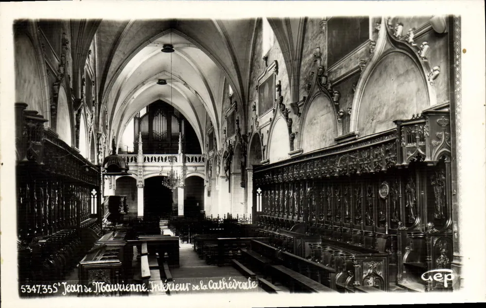 Innenansicht der Kathedrale Saint-Jean in Mauvrière — Verlag Gep, Nr. 5347.355 - Vorderseite