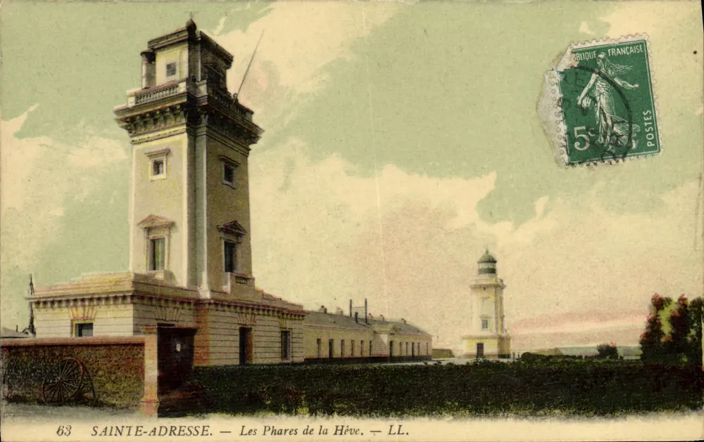Sainte-Adresse — Die Leuchttürme von La Hève — LL. — Verlag LL, Nr. 63 - Vorderseite