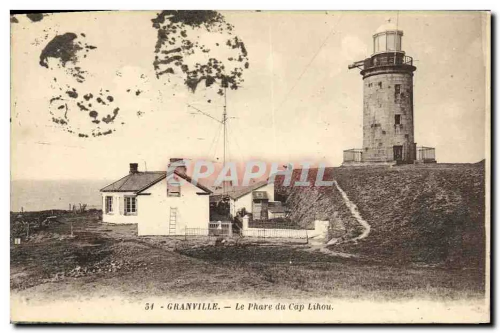 Granville — Farol do Cabo Lihou — Edição Degrez, Granville, n° 54 - Frente