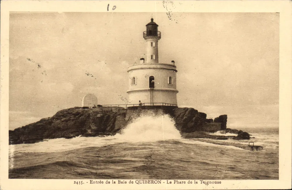 Eingang zur Bucht von Quiberon — Der Leuchtturm von la Teignouse — Verleger unbekannt, n° 2435 - Vorderseite