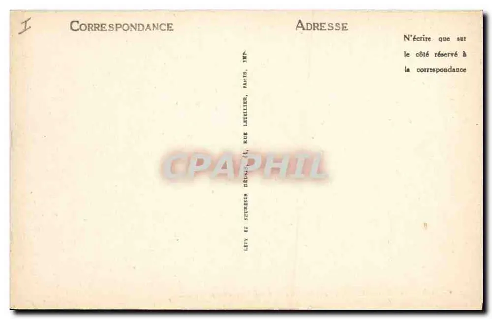 O Cabo da Hague — O Farol de Auderville — LL - Verso