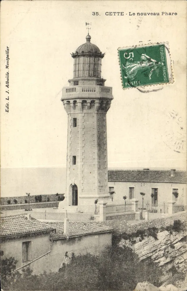 CETTE - Nowy Molo — wydawca J. Albaille, Montpellier, n°35 - Awers