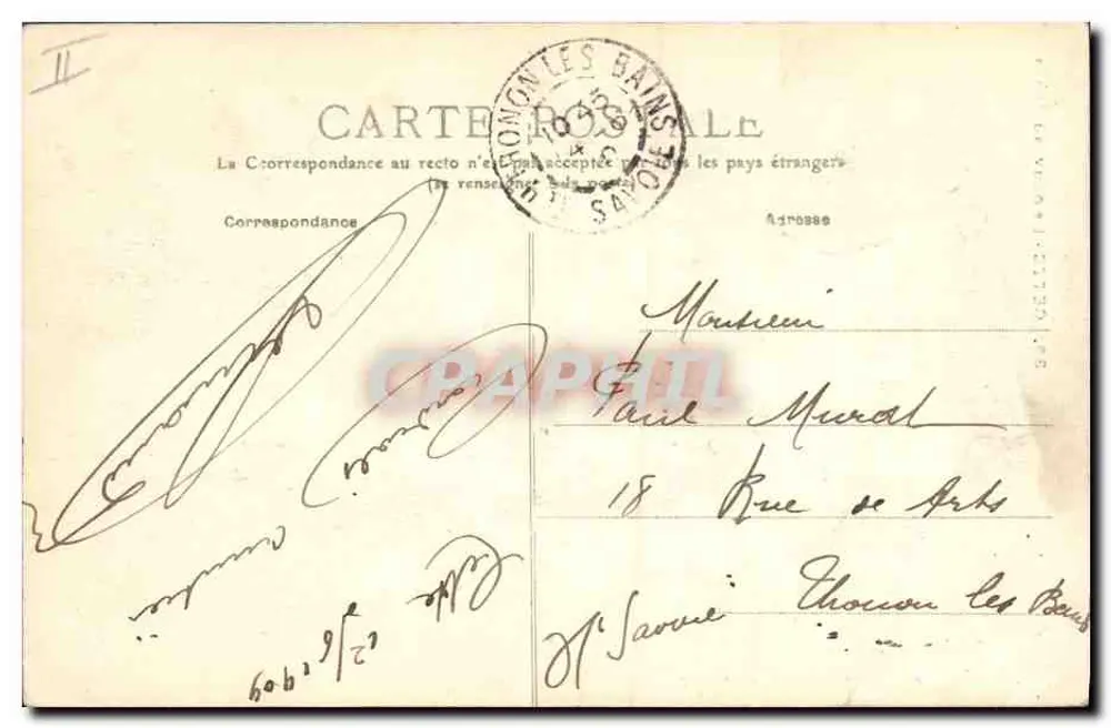 CETTE - Nowy Molo — wydawca J. Albaille, Montpellier, n°35 - Rewers