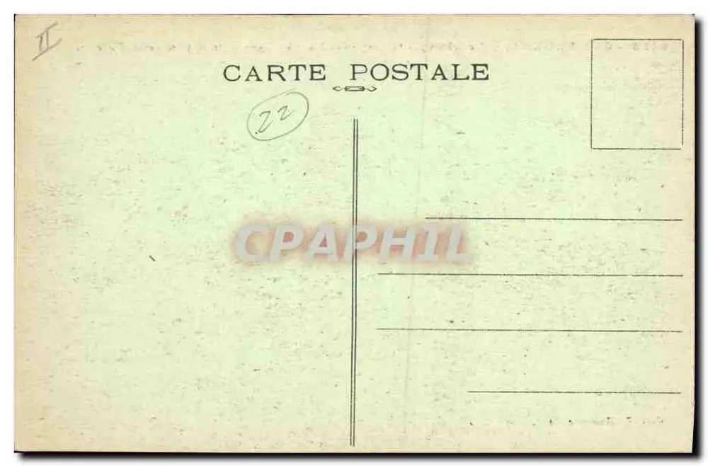 Cap Fréhel — O Farol (1º ordem) — Coleção E. Hamonic, St-B. - Verso