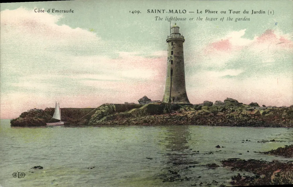 Saint-Malo — Der Leuchtturm oder Garten-Turm — Verlag ELD, Nr. 1409 - Vorderseite