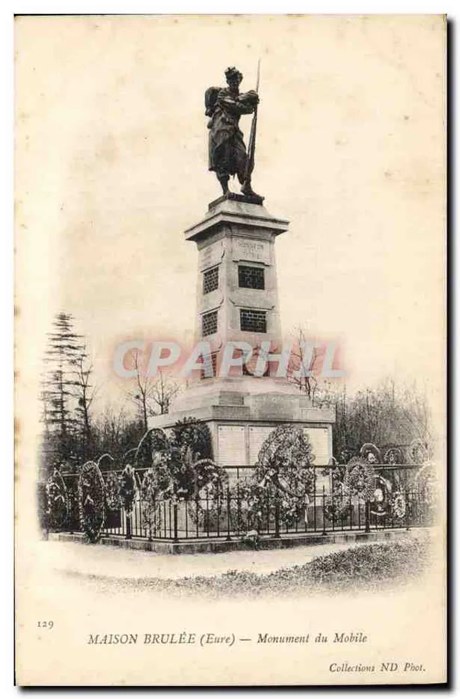 MAISON BRULÉE (Eure) — Denkmal des Mobile — Sammlung ND Phot. - Vorderseite