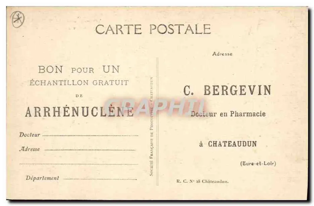 Châteaudun — Schlacht auf dem Platz am 18. Oktober 1870 (Gemälde von Philippoteaux im Rathaus) - Rückseite