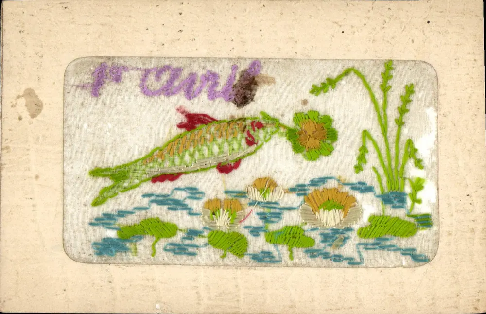 Peixe pulando — Paris — Marode Déposée - Frente