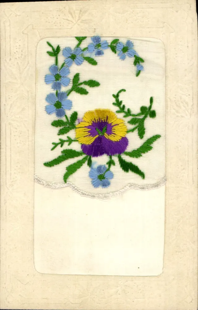 Fleur de printemps — bordado — Marca registrada Vise Paris - Frente