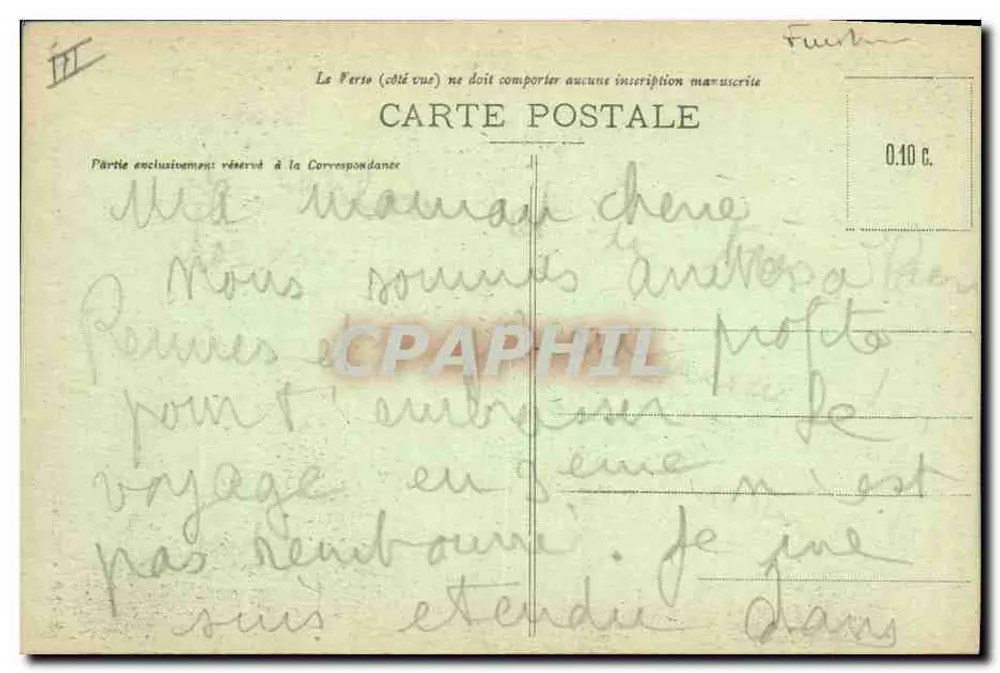 Plougastral-Daoulas — Traje de Casamento — Coll. E. Hamonic, St-B. - Verso