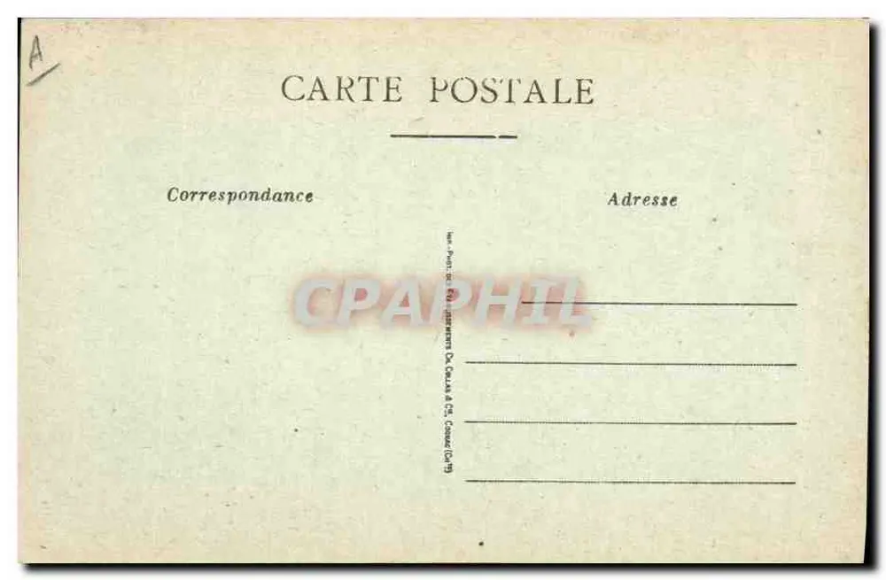 Quimper — Vieux Breton — Glitché Anglaret, Quimper, n°332 - Verso