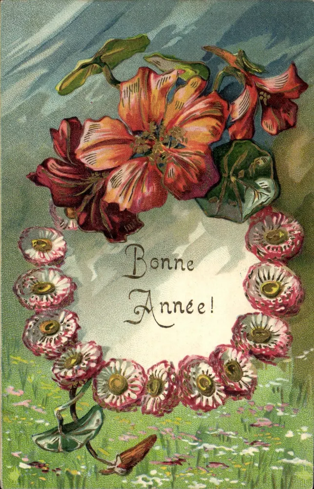 Flores — Boas Festas! — ST, série 24 - Frente
