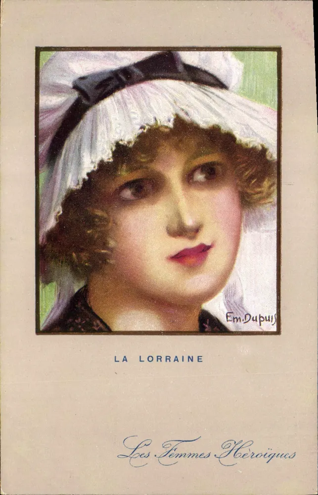 Lorraine — Die Heldenfrauen — Verleger Quai des Jemmapes, Nr. 44 - Vorderseite