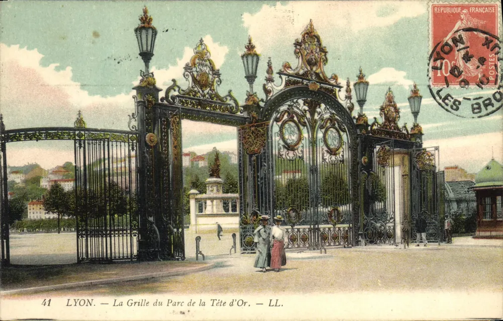 LYON — Die Pforte des Parc de la Tête d'Or — LL. — n°41 - Vorderseite