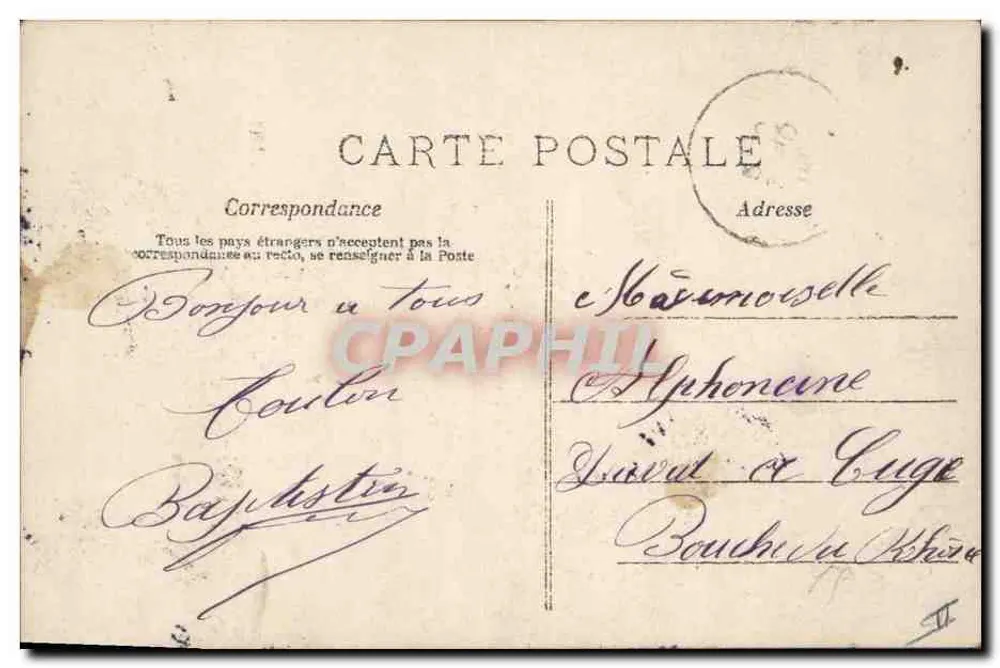 Liebende Paare — Szenen aus dem Leben — A. N. PARU, n° 489 - Rückseite