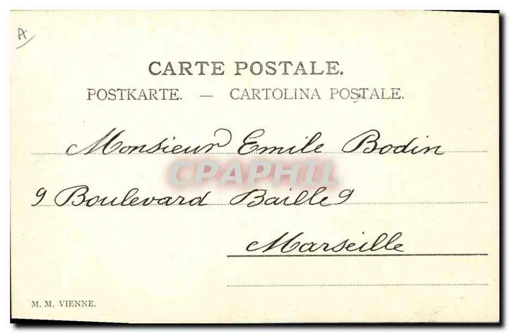 Porträt einer Frau — Verlag: Bruce Paul — Seriennummer: 2514/1901 - Rückseite