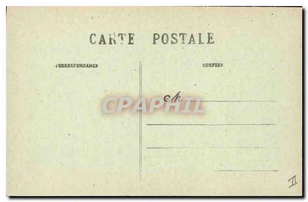 La Ferté-Bernard (Sarthe) — Innere der Kirche - Die Kirchenschiff — Verlag Jules Renouit, Nr. 32 - Rückseite